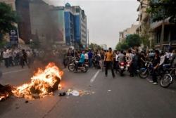 Protest in Iran two years ago